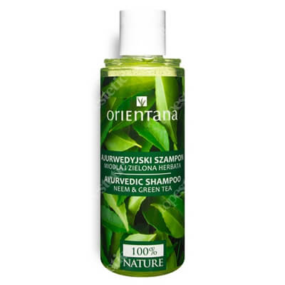 Orientana Natural Hair Shampoo Ajurwedyjski szampon do włosów - Miodla i zielona herbata 210 ml