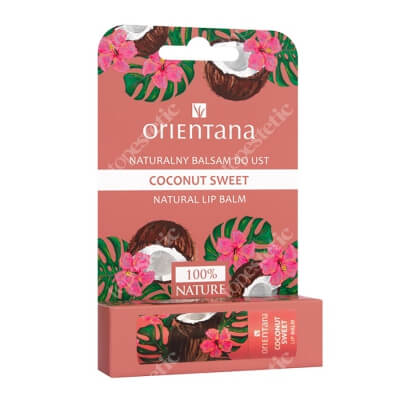 Orientana Natural Lip Balm Coconut Sweet Naturalny balsam do usta słodki kokos 4,2 g