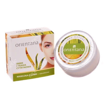 Orientana Natural Mask Naturalna maseczka z glinki - Imbir i trawa cytrynowa 50 g