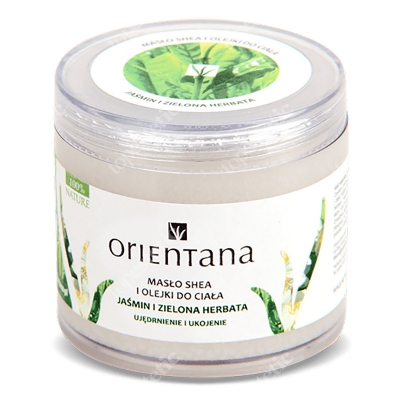 Orientana Natural Shea Butter Naturalne masło Shea i olejki - Jaśmin i zielona herbata 100 g