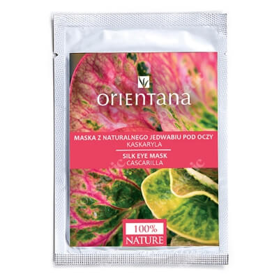 Orientana Natural Silk Mask Maseczka z naturalnego jedwabiu pod oczy - Kaskaryla 1 szt.