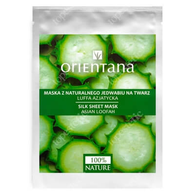 Orientana Natural Silk Mask Maska z naturalnego jedwabiu - Luffa azjatycka 1 szt.