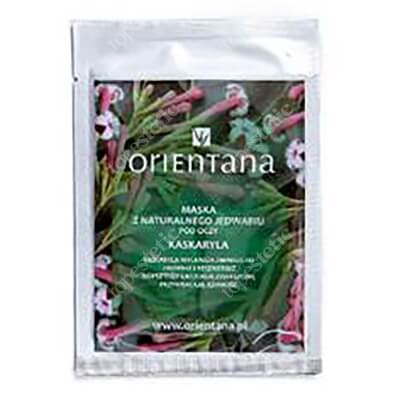 Orientana Natural Silk Mask Maska z naturalnego jedwabiu pod oczy - Rozmaryn 2 szt.