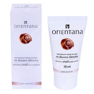 Orientana Natural Snail Hand Cream Naturalny krem do rąk ze śluzem ślimaka 50 ml