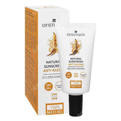 Orientana Natural Sunscreen SPF 50+ UVA, UVB - Color Free Naturalny krem do twarzy SPF 50+ UVA, UVB - bez pigmentu 50 ml
