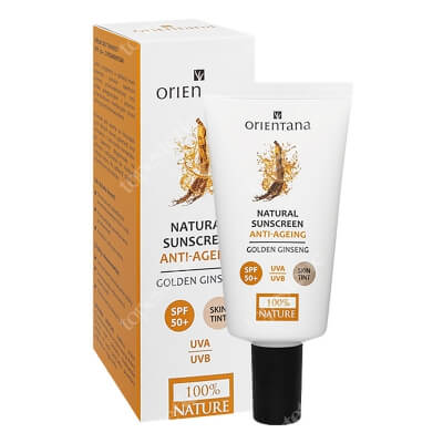 Orientana Natural Sunscreen SPF 50+ UVA, UVB - Skin Tint Naturalny krem do twarzy SPF 50+ UVA, UVB - z pigmentem 50 ml