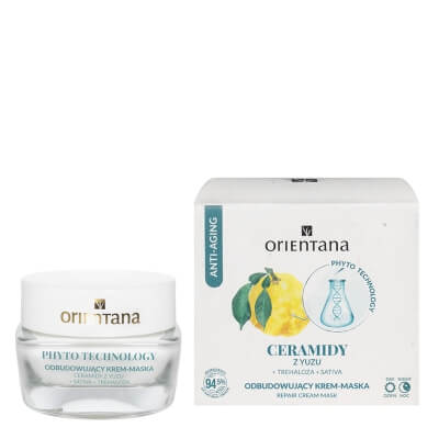 Orientana Odbudowujący krem-maska Na bazie fito-ceramidów z japońskiego Yuzu 40 ml