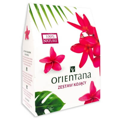 Orientana Zestaw Kojący ZESTAW Maska z naturalnego jedwabiu 1 szt. + Peeling enzymatyczny Kali Musli 50 ml + Kojąca kuracja Kali Musli do twarzy 50 ml