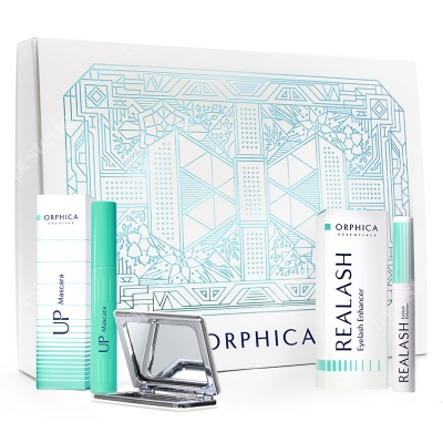 Orphica Perfect Lashes ZESTAW Odżywka do rzęs 3 ml + Tusz do rzęs 8 ml + Lusterko