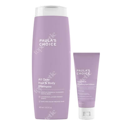 Paulas Choice Body Care Set ZESTAW Balsam złuszczający do ciała 60 ml + Łagodny szampon do włosów i płyn do mycia w jednym 429 ml