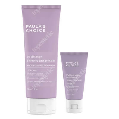 Paulas Choice Body Care ZESTAW Balsam złuszczający do ciała 210 ml + Serum do ciała z 5% niacynamidem - travel size 30 ml