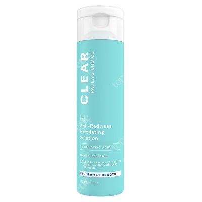 Paulas Choice Clear Anti Redness Exfoliating Solution Regular Strenght Kuracja złuszczająca do skóry trądzikowej 2% BHA 118 ml