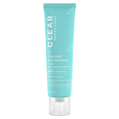 Paulas Choice Clear Ultra Light Daily Hydrating Fluid SPF 30 Krem nawilżający do skóry tłustej i trądzikowej 60 ml