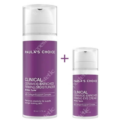 Paulas Choice Clinical Ceramide Set ZESTAW Odżywczy i ujędrniający krem z ceramidami pod oczy 15 ml + Odżywczy i ujędrniający krem do twarzy 50 ml