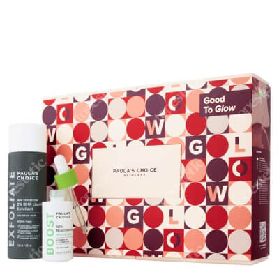 Paulas Choice Good to Glow Gift Box ZESTAW Płyn złuszczający z 2% kwasem salicylowym 118 ml + Serum z witaminą B3 20 ml