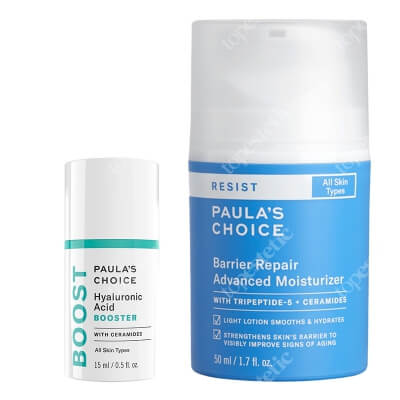 Paulas Choice Hydraluronic Care ZESTAW Zaawansowany krem nawilżający 50 ml + Skoncentrowane serum z kwasem hialuronowym 15 ml