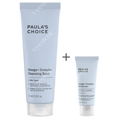 Paulas Choice Omega+ Set ZESTAW Balsam oczyszczający z kwasami Omega 103 ml + Intensywnie odżywczy krem z kwasami Omega dla skóry suchej 15 ml