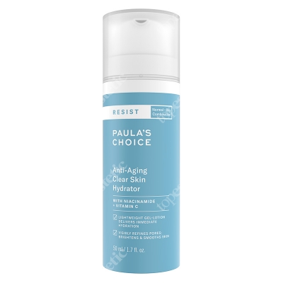 Paulas Choice Resist Anti Aging Clear Skin Hydrator Krem nawilżający na noc do skóry tłustej i mieszanej 50 ml