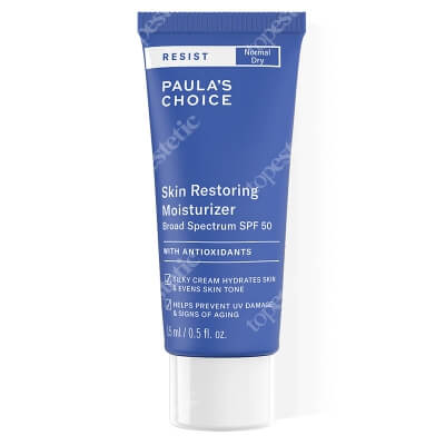 Paulas Choice Resist Skin Restoring Moisturizer SPF 50 Antyoksydacyjny krem przeciwzmarszczkowy z filtrem 15 ml