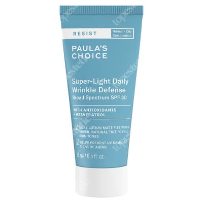 Paulas Choice Resist Super Light Daily Wrinkle SPF 30 Lekki krem nawilżający z filtrem dla skóry tłustej i mieszanej 15 ml