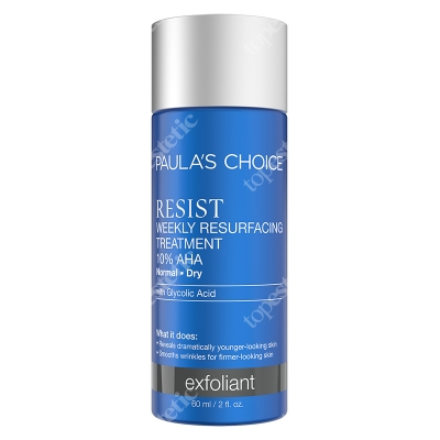 Paulas Choice Resist Weekly Resurfacing Treatment 10% AHA Intensywna kuracja przeciwstarzeniowa na noc 60 ml