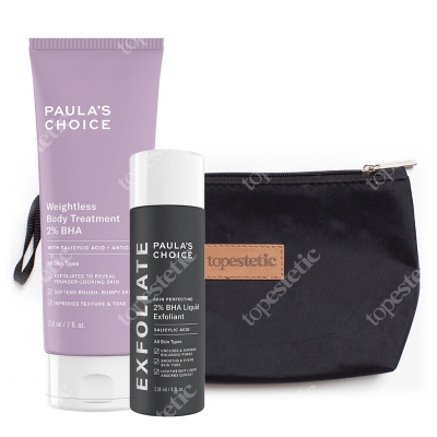 Paulas Choice Resist Weightless Body Treatment 2% BHA + Skin Perfecting 2% BHA Liquid ZESTAW Balsam do ciała 210 ml + Płyn z 2% kw. salic. 118 ml + kosm