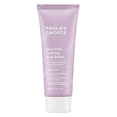 Paulas Choice Ultra Rich Soothing Body Butter Odżywcze masło do ciała z Masłem Shea 113 g