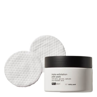 PCA Skin Triple Exfoliation Peel Pads Płatki złuszczające do użytku domowego i profesjonalnego o potrójnym działaniu 30 szt