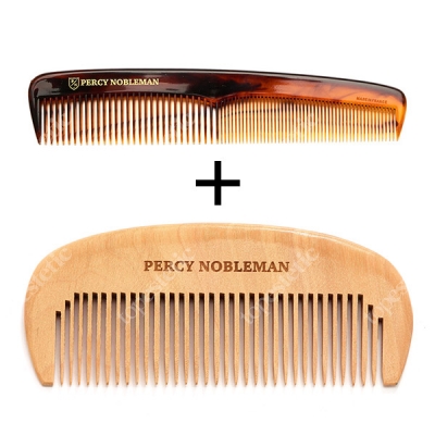 Percy Nobleman Hair Comb + Beard Comb ZESTAW Grzebień do włosów i do brody