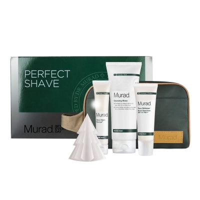 Murad Perfect Shave ZESTAW DLA MĘŻCZYZN Serum, Krem, Pianka do mycia i golenia 45 ml, 50 ml, 90 ml