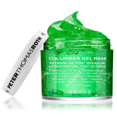 Peter Thomas Roth Cucumber Gel Mask Maseczka silnie nawilżająca z wyciągiem z ogórka 150 ml