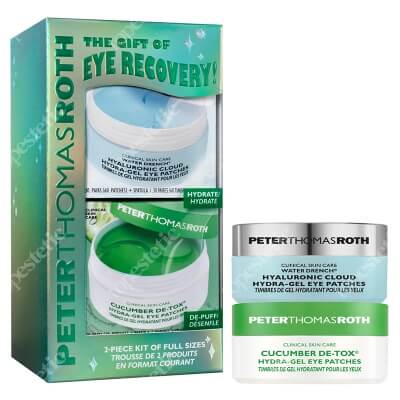 Peter Thomas Roth Hello Eye Recovery ZESTAW Hydrożelowe płatki pod oczy z wyciągiem z ogórka 60 szt. + Hydrożelowe płatki pod oczy 60 szt