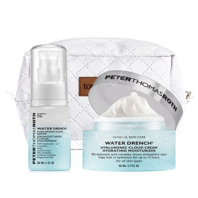 Peter Thomas Roth Hyaluronic Cloud Set ZESTAW Krem nawilżający z kwasem hialuronowym 50 ml + Serum nawilżające z kwasem hialuronowym 30 ml + Biała, pikowana