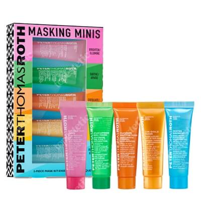 Peter Thomas Roth Masks Minis Holiday ZESTAW Złota maska 14 ml + Dyniowa maseczka 14 ml + Nawilżająca maska ​​14 ml + Przeciwzmarszczkowa maska 14 ml + Maska z wyciągiem z ogórka 14 ml