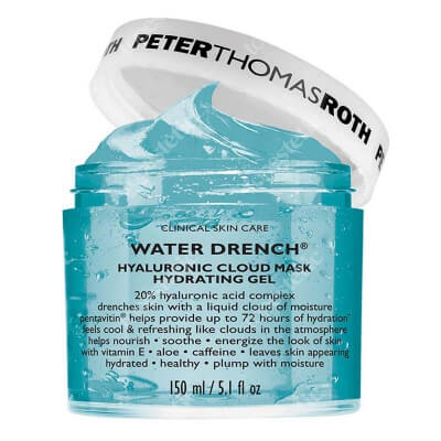 Peter Thomas Roth Water Drench Hyaluronic Cloud Mask Hydrating Gel Nawilżająca maska ​​żelowa z 20% kompleksem kwasu hialuronowego 150 ml