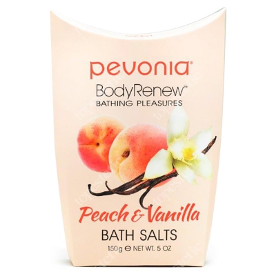 Pevonia Bath Salts Peach & Vanilla Sole do kąpieli Brzoskwinia & Wanilia 150 ml