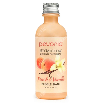 Pevonia Bubble Bath Peach & Vanilla Płyn do kąpieli Peach & Vanilla 180 ml