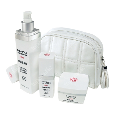 Pevonia Micro-Retinol Skin Perfecting Gift Set Zestaw do twarzy z Micro-Retinolem 120 ml , 50 ml, 30 ml