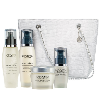Pevonia Myoxy-Caviar Set ZESTAW Balsam kawiorowy 120 ml + Tonik 120 ml + Krem 50 ml + Serum 30 ml + Torebka