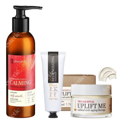 Phenome Everyday Care ZESTAW Żel do mycia 200 ml + Krem do twarzy na noc i na dzień 50 ml + Krem do rąk 50 ml