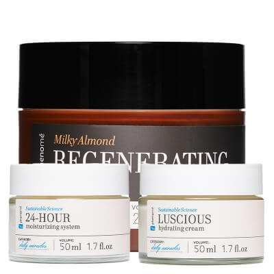 Phenome Hydrating Skin ZESTAW Krem 50 ml + Krem intensywnie nawilżający 50 ml + Regenerujące masło do ciała 200 ml GRATIS