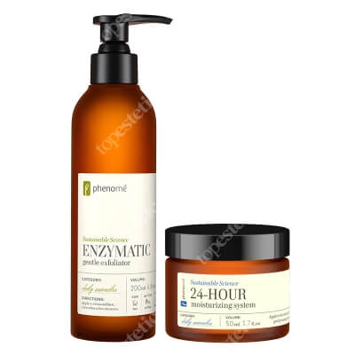 Phenome Hydroactive Set ZESTAW Peeling enzymatyczny 200 ml + Krem intensywnie nawilżający 50 ml
