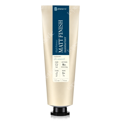 Phenome Matt Finish Moisturizer Matująca, silnie nawilżająca emulsja do twarzy 50 ml
