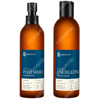 Phenome Męskie SPA 2019 ZESTAW Żel po goleniu 200 ml + Szampon i żel pod prysznic 250 ml