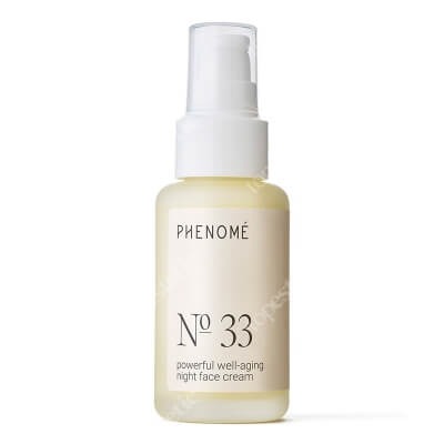 Phenome No. 33 Powerfull Well-aging Night Face Cream For Women 40+ Intensywnie odmładzający krem na noc 50 ml