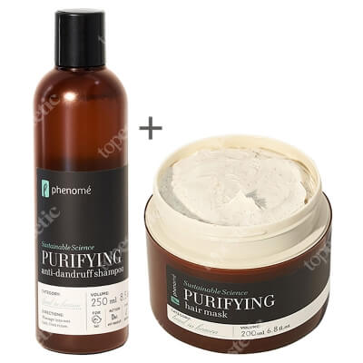 Phenome Purifying Care Set ZESTAW Szampon przeciwłupieżowy 250 ml + Maska oczyszczająca do włosów 200 ml