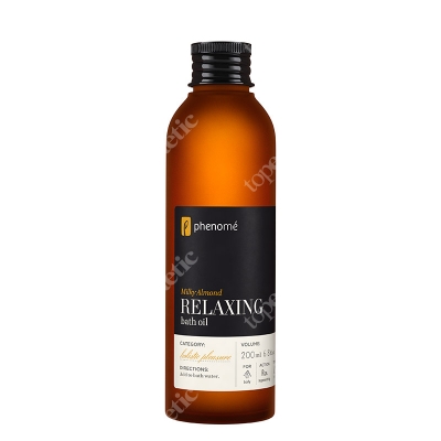 Phenome Relaxing Bath Oil Migdałowa, nawilżająca oliwka do kąpieli 200 ml