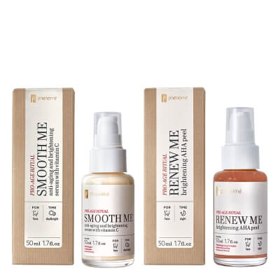 Phenome Renew Skin ZESTAW Peeling odmładzający 50 ml + Serum do twarzy z witaminą C 50 ml