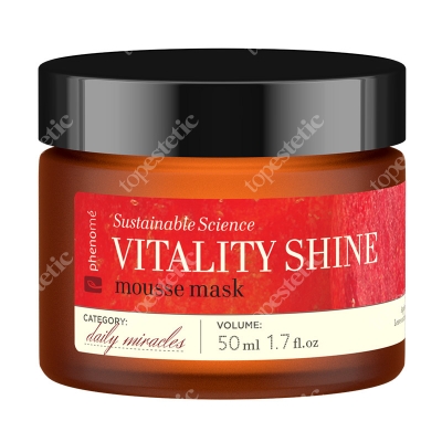 Phenome Vitality Shine Mousse Mask Maseczka redukująca przebarwienia oraz plamy naskórka 50 ml