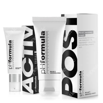 pHformula ACTIVE Formula + POST Recovery ZESTAW Preparat przeznaczony do pielęgnacji skóry przed i po zabiegach 30 ml + Aktywny krem przyspieszający regenerację 50 ml